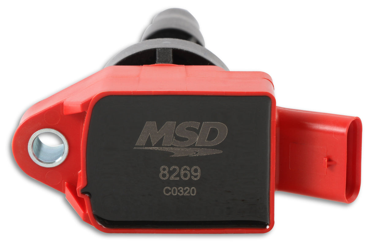 MSD Ignition Coil - Blaster Series - Hyundai/KIA 1.6L Turbo - Red - 4-Pack - 82694