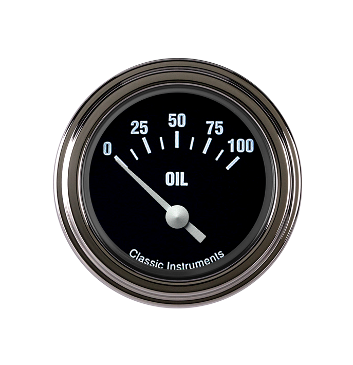 Classic Instruments Hot Rod 2 1/8" Oil Pressure - HR81SLF