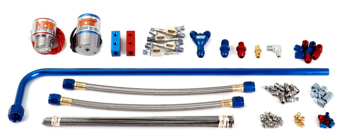 NOS Pro Race Fogger "Professional" Nitrous System -4 cylinder,Soft Plume Nozzles - 04468NOS