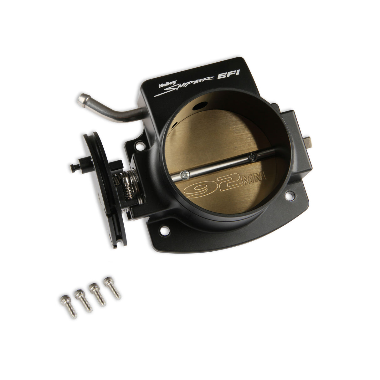 Holley EFI Ford 351W 9.5" Hi-Ram Black Kit with 92mm TB and 42lb injectors - 300-241BK-42K