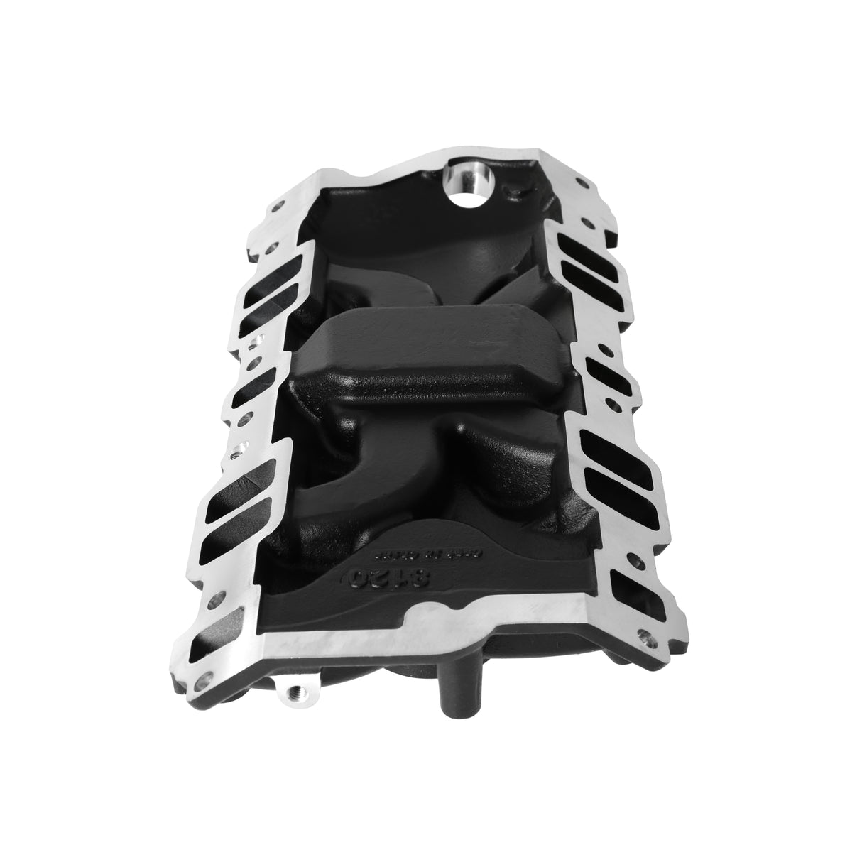 Weiand Street Warrior Intake - Chevy Small Block V8 - Black Ceramic - 8120BK