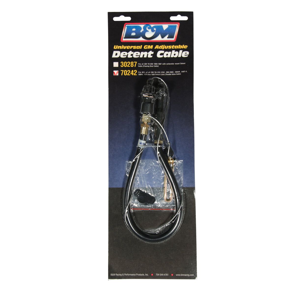 B&M Throttle Valve Cable, TH700R4 Transmission - 70242