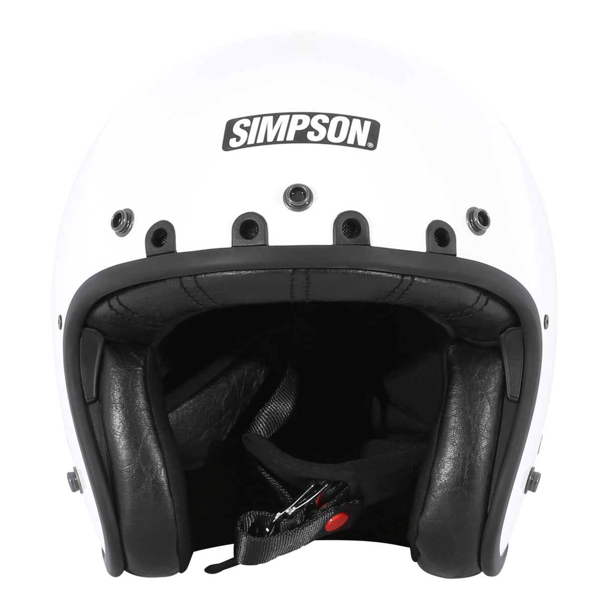Simpson Motorcycle Chopper Helmet - White - Medium - CHOP1MD