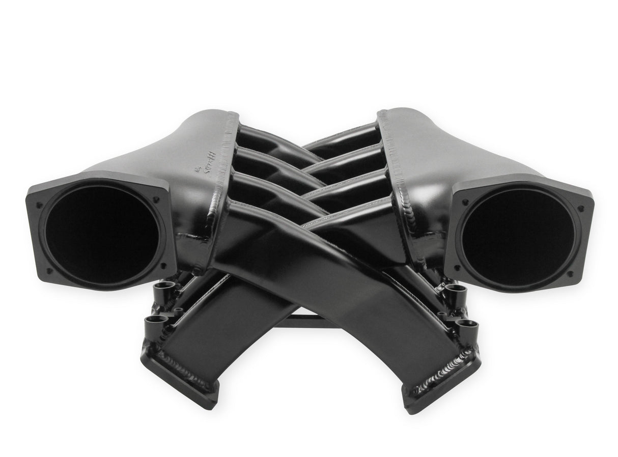 Holley 822242 Sniper EFI Fabricated Intake Manifold Dual Plenum 102mm LS3/L92, Rail Kit - Blk