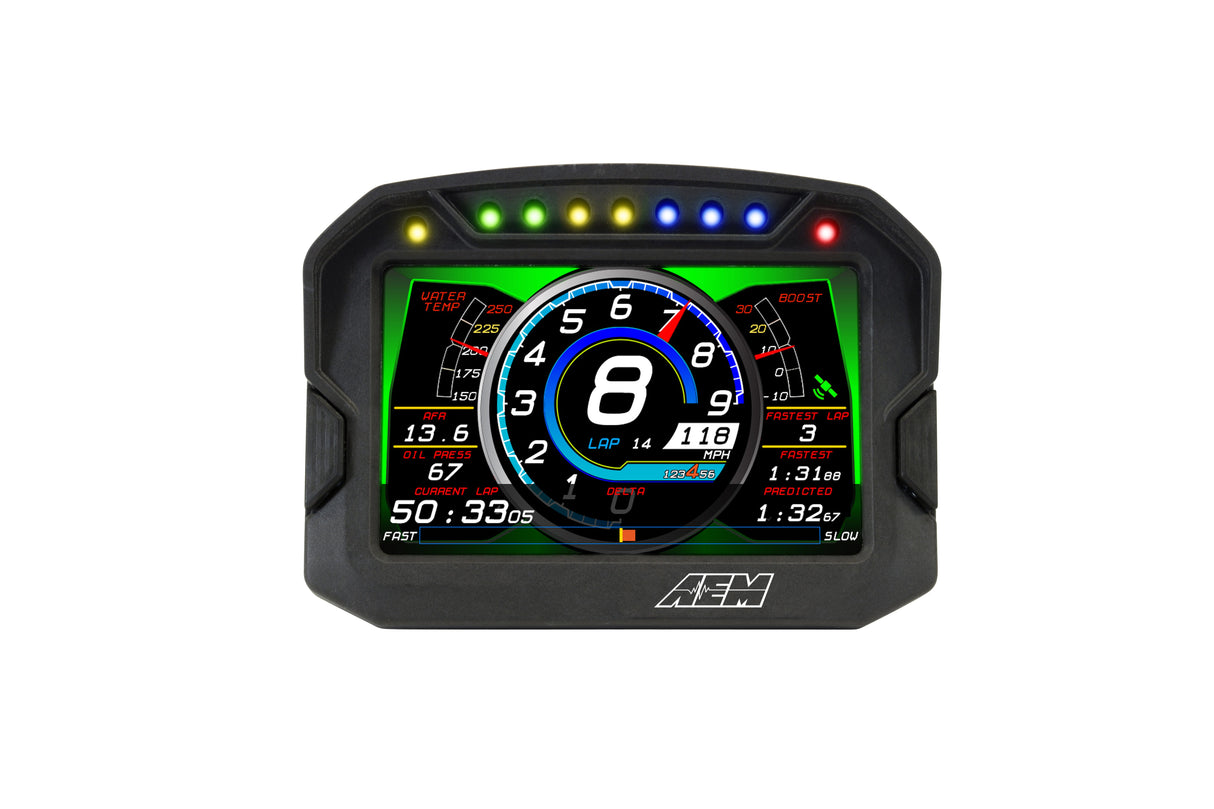 AEM CD-5G Carbon Non-Logging Display with Internal GPS - 30-5602