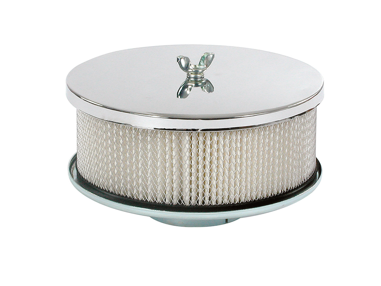 Mr Gasket Air Cleaner - Chrome - 1490