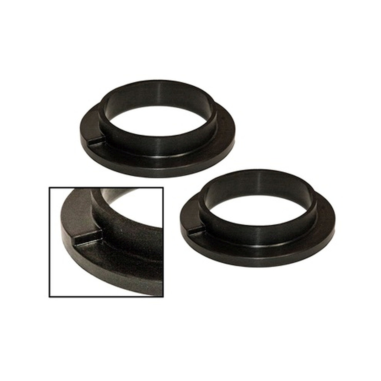 Scott Drake Coil Spring Insulators Black Polyurethane 3/8 inch - C4DZ-5415-UR