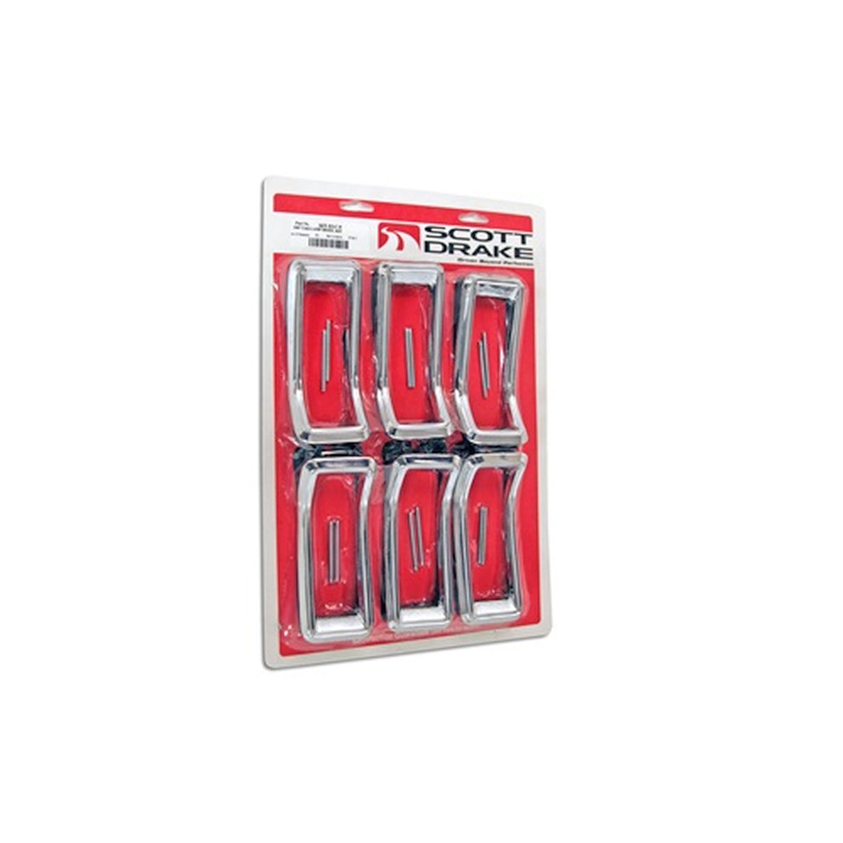 Scott Drake Concours Tail Light Bezel Kit - KIT-ELC-5