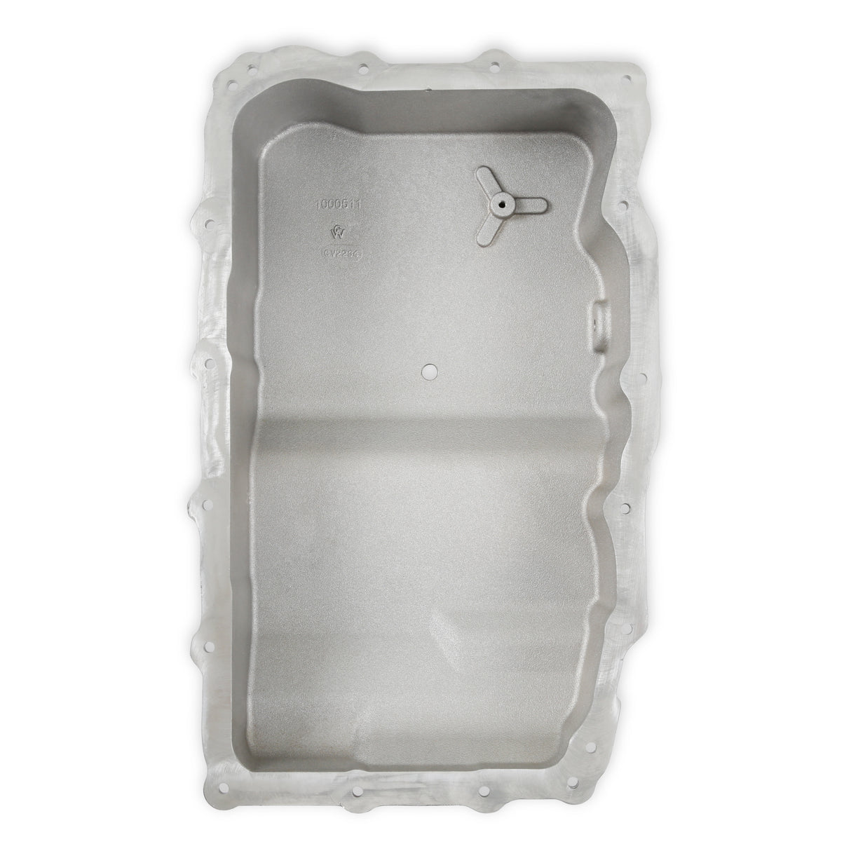 B&M Hi-Tek Heavy-Duty Deep Transmission Pan - GM 10L80 - Aluminum - Natural - 70401