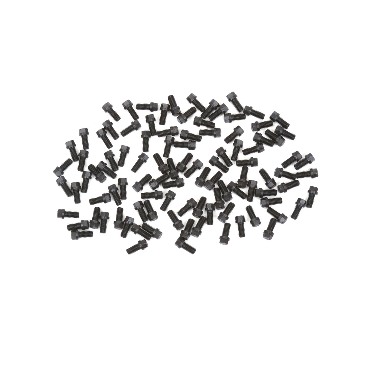 Mr Gasket Header Bolts - 3/8-16 x 3/4 Inch Hex Head - Black Oxide - 100 Pieces - 915A
