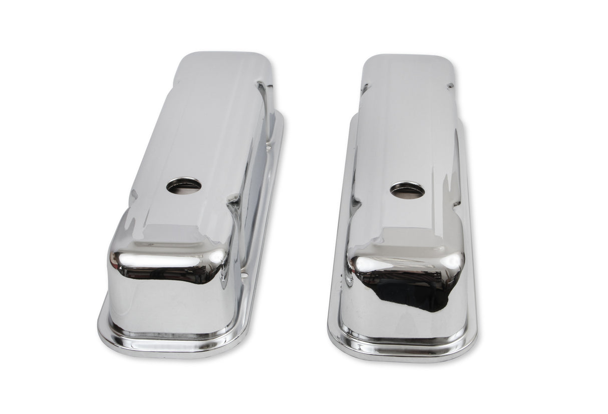 Mr Gasket Chrome Tall-Style Valve Covers - 9805