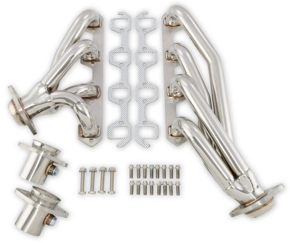Scott Drake Shorty Headers, Stainless Steel - C6TZ-9430-SS-SH