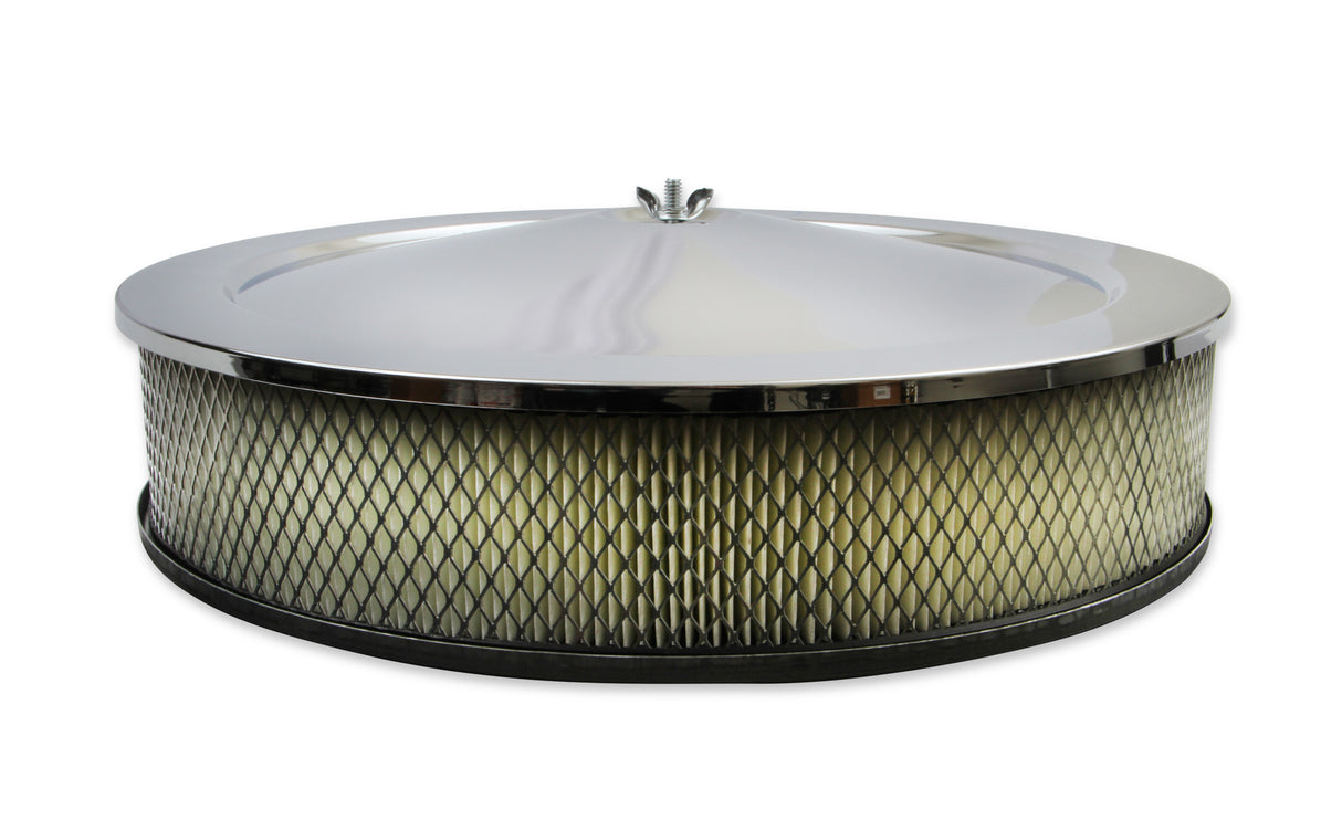 Mr Gasket Competition Air Cleaner - Chrome - 9790
