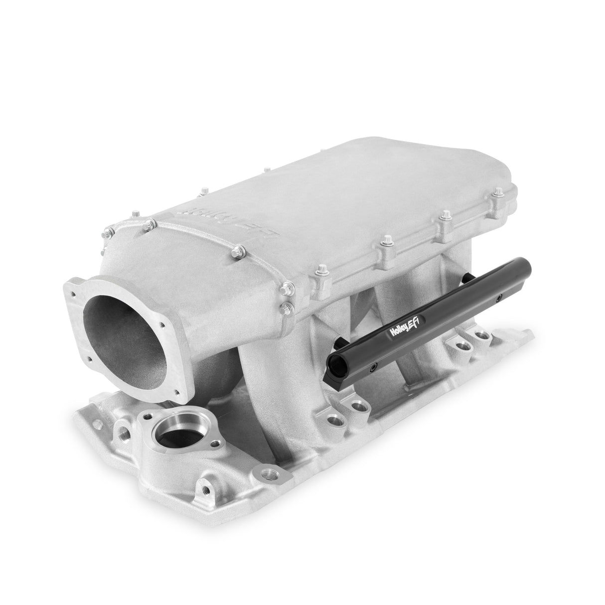 Holley EFI SBC Front Feed Hi-Ram Natural Kit with 92mm TB and 100lb injectors - 300-951-100K