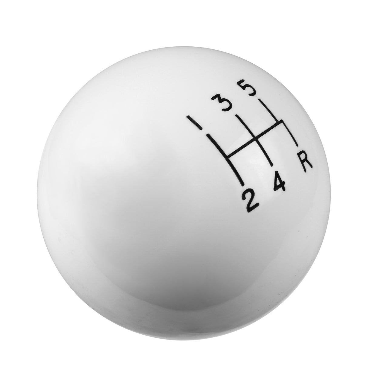 Hurst Shift Knob - 5-Speed Pattern - White - 1630014
