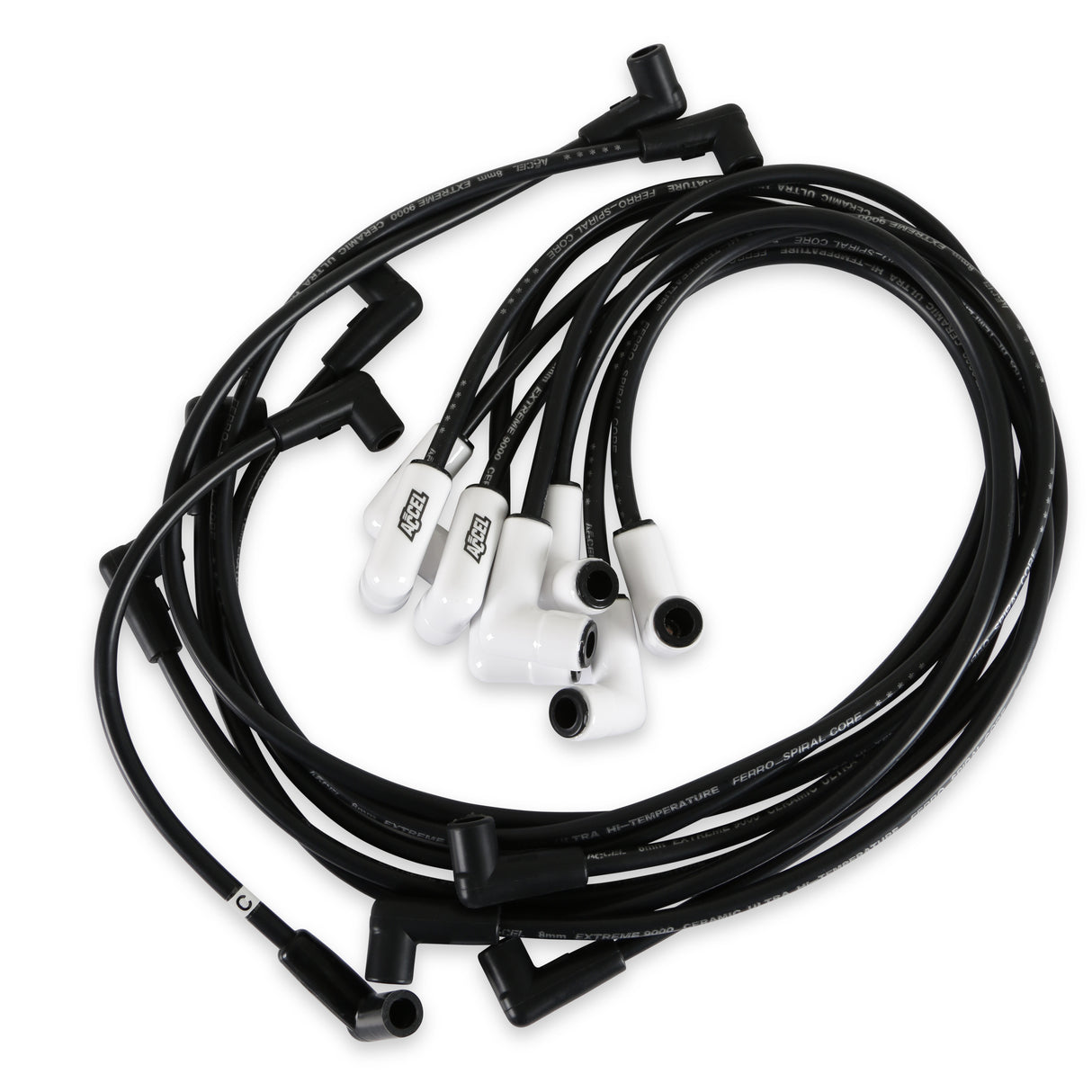 ACCEL Spark Plug Wire Set - Extreme 9000 Ceramic Boot - Chevy/GMC 85-97 5.0/5.7L TBI - 9020C