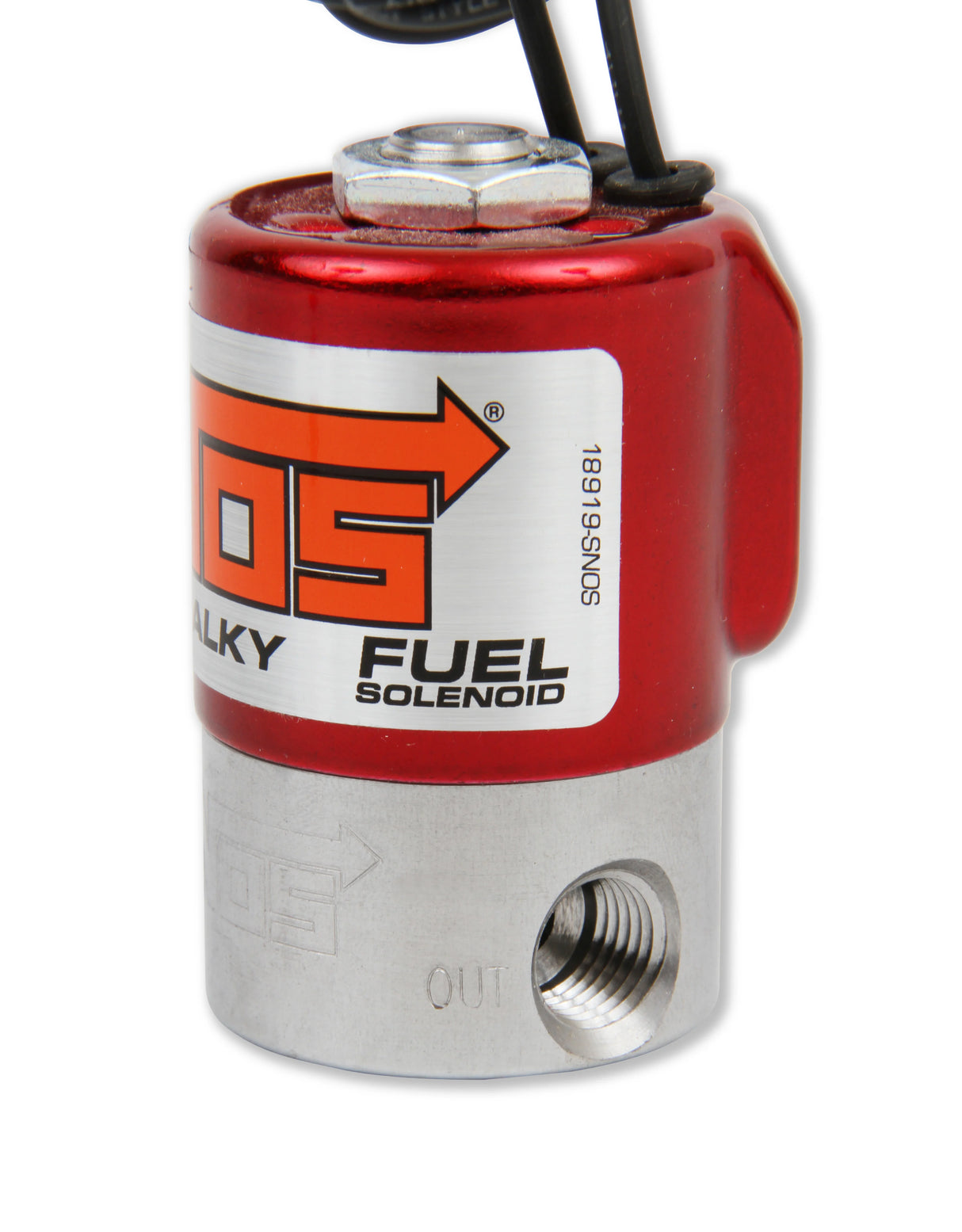 NOS Fuel Solenoid - Red - 18060NOS