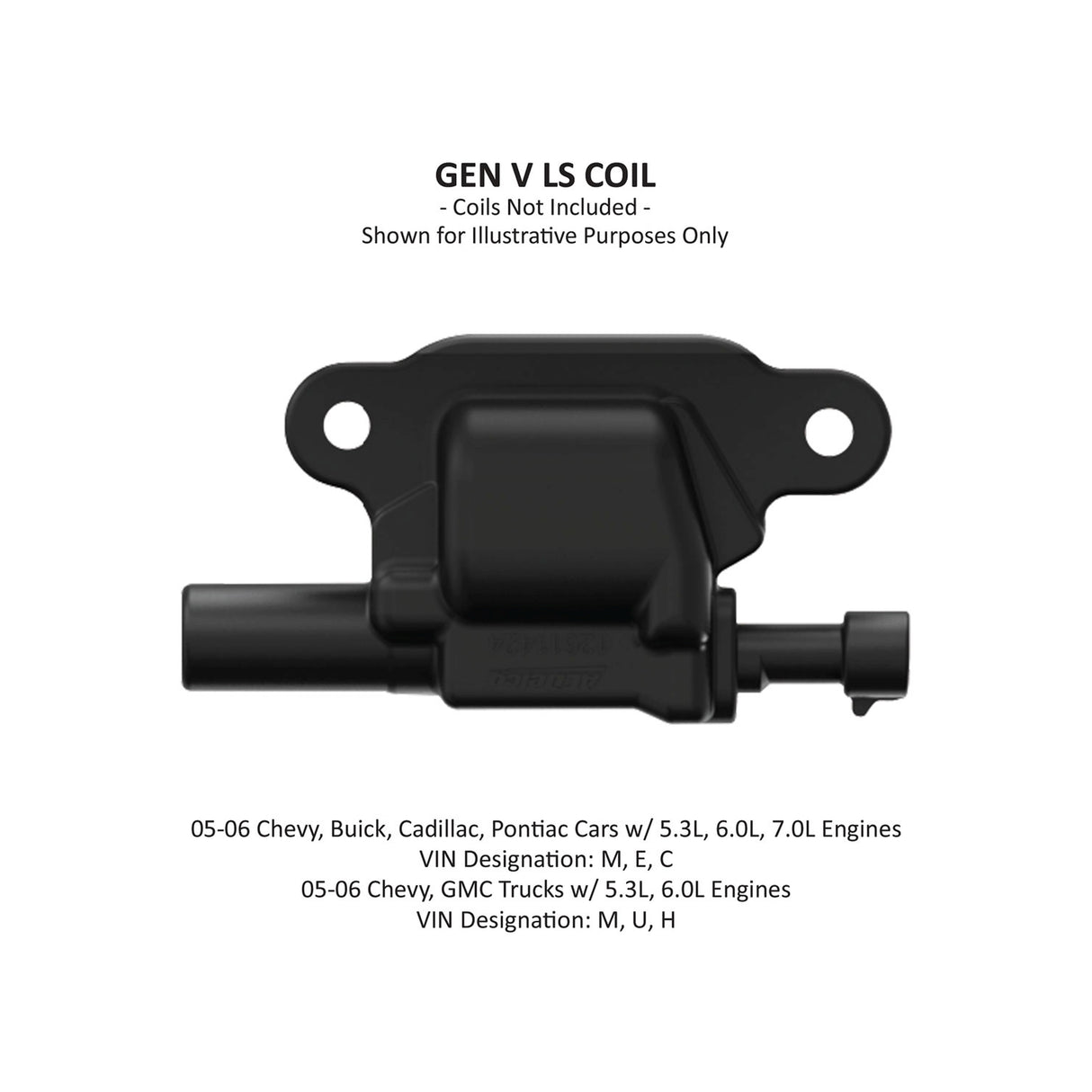 Holley 561-130 EFI Ignition Coil Remote Relocation Bracket, Black Finish, Pair