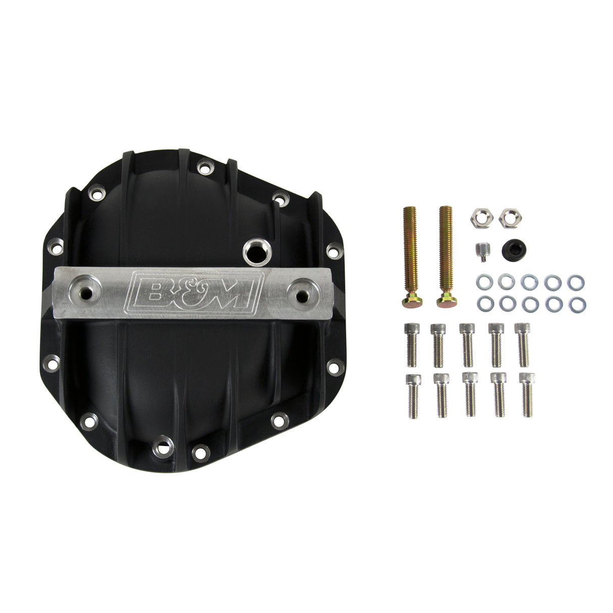 B&M Hi-Tek Aluminum Differential Cover for Dana 60/70 - Black - 11314