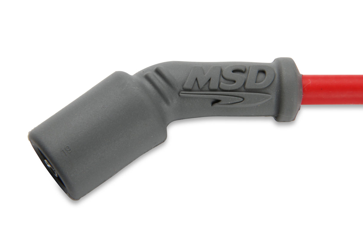 MSD Super Conductor Spark Plug Wire Set - 99-13 GM Truck & SUV - Red - 32829