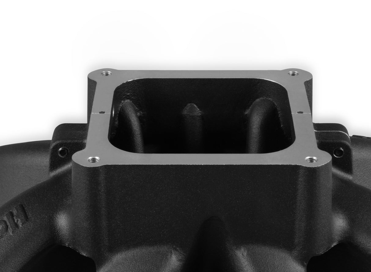 Holley 300-295BK Single Plane 4500 Carbureted Split-Design Race Intake Manifold - GM LS1/LS2/LS6