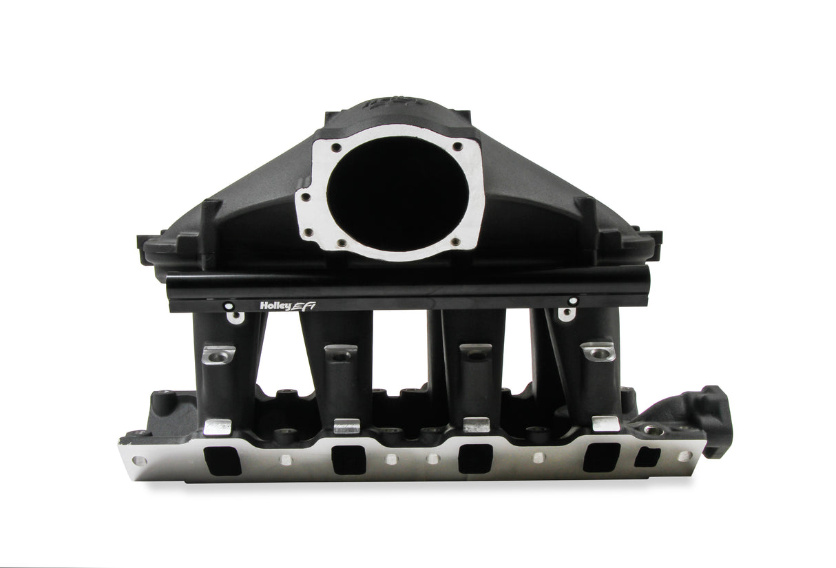 Holley 300-308BK 8.2" SBF Ford Hi-Ram EFI Manifold with Side Mount Top-Black