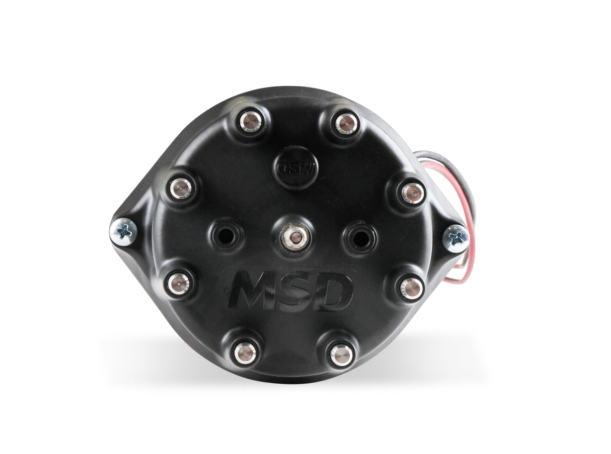 MSD Black Distributor Ford 351C-460, Pro Billet, Small Cap, Steel Gear - 857731