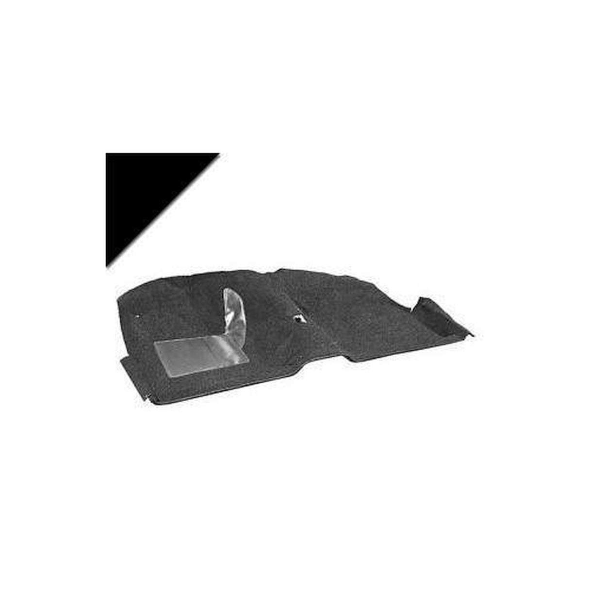 Scott Drake 69-70 Fastback Molded Carpet Kit (Black) - CAR69-FB-BK