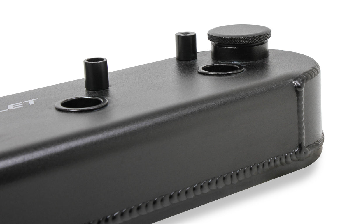 Holley 241-294 GM Track Series Valve Covers - Small Block Chevrolet Gen III/IV - LS - Satin Black
