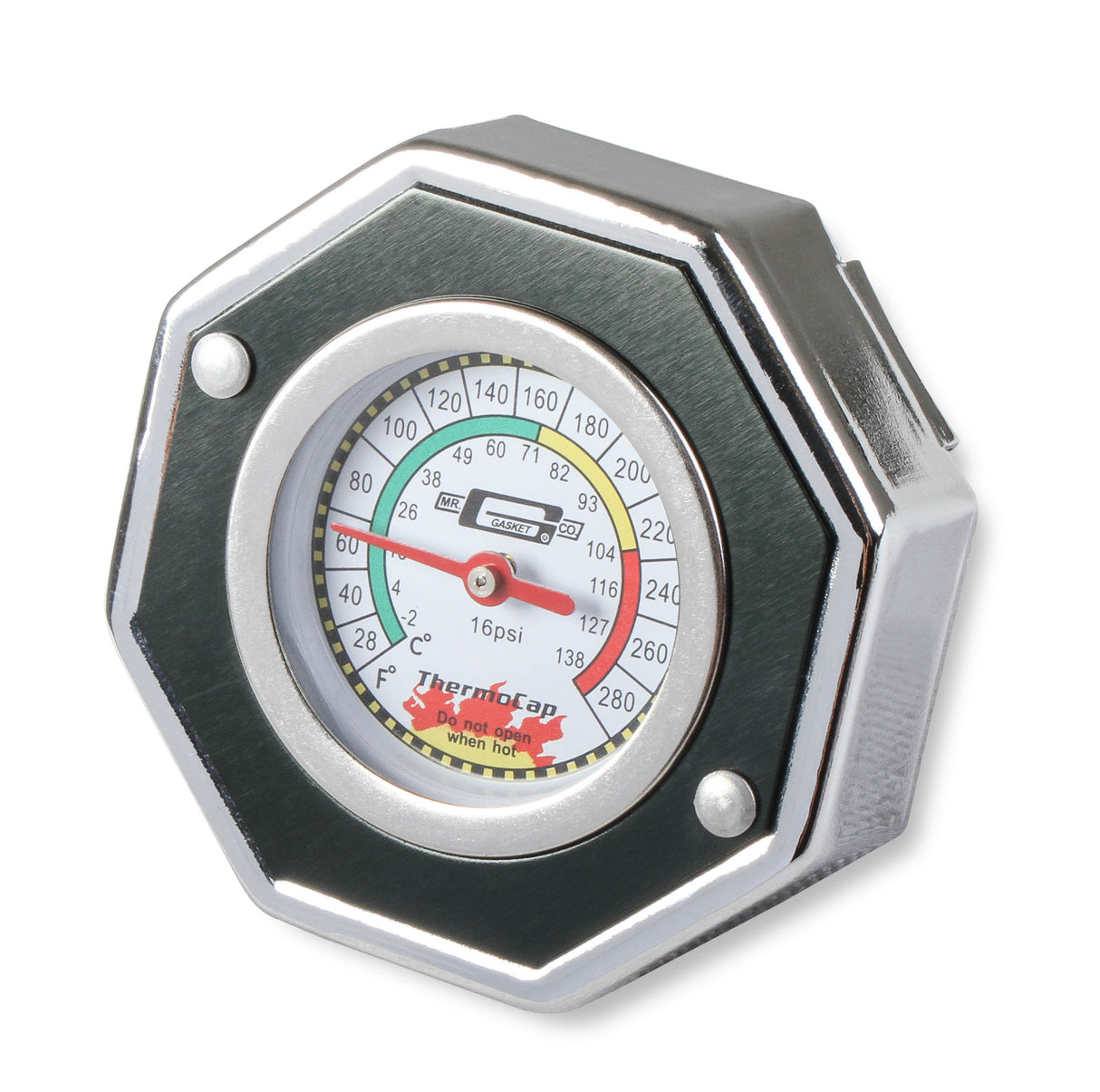 Mr Gasket Thermocap - 16 PSI - Black - 2476BK