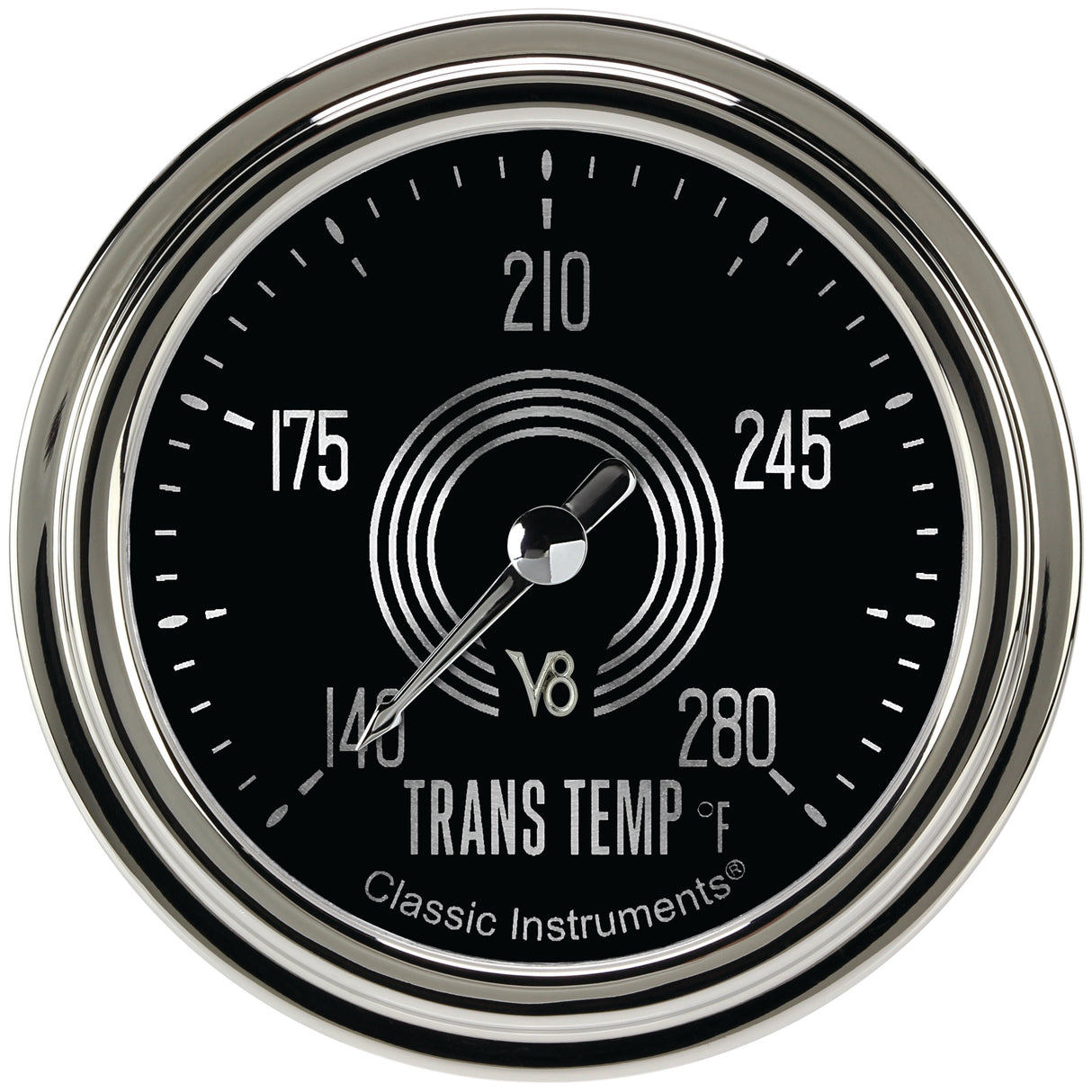 Classic Instruments V8 Speedster 2-5/8" Transmission Temperature Gauge - V8SR327SLC
