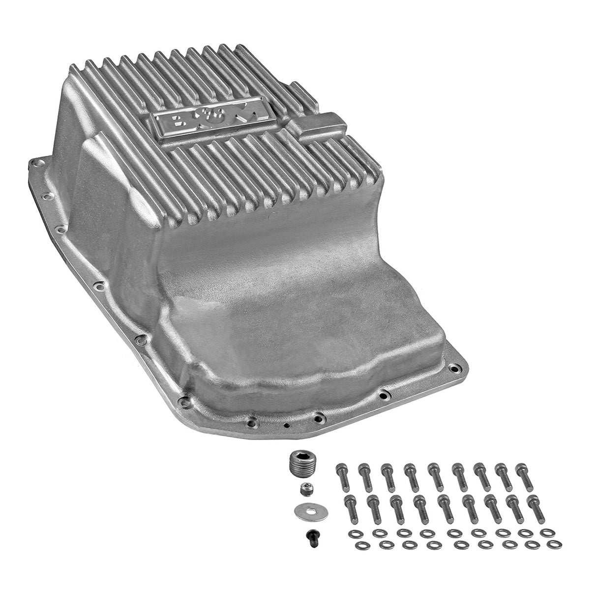 B&M Hi-Tek Deep Transmission Pan - Aluminum - 6L80E - 70392