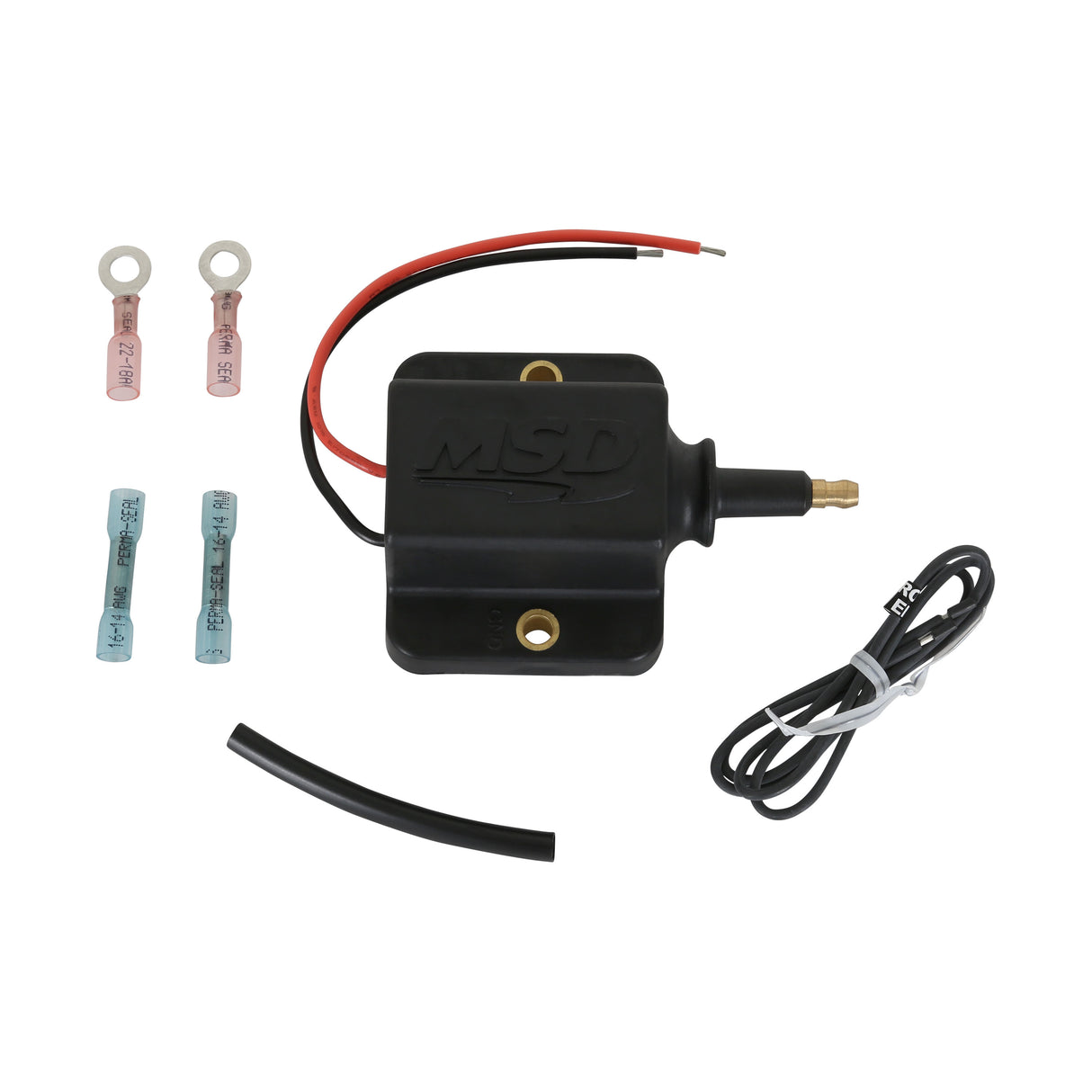 MSD Ignition Coil (Single Tower), Isolated Ground Coil, Black, Individual - 8230