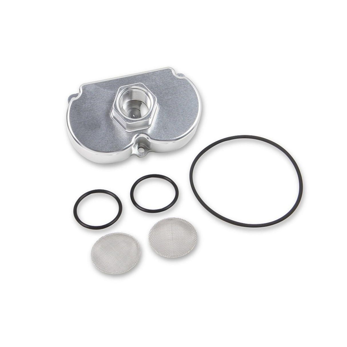 Holley Single 16 ORB Inlet Conversion Kit for Holley VR2 Brushless Fuel Pump - 12-3001