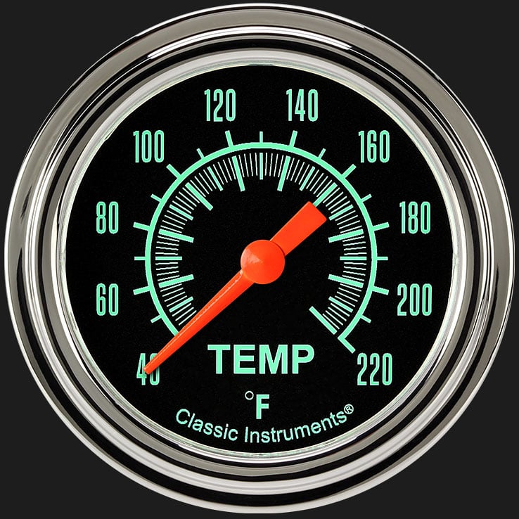 Classic Instruments G/Stock 2 5/8" Stock Eliminator Temp. Gauge - GS329SLF