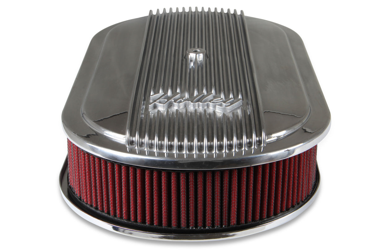 Holley 120-401 Vintage Series Oval Air Cleaner - Polished