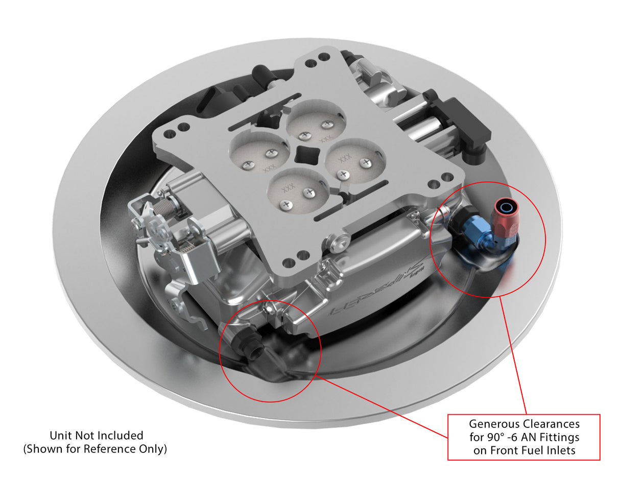 Holley 120-510 Sniper EFI Air Cleaner Drop Base - Chrome