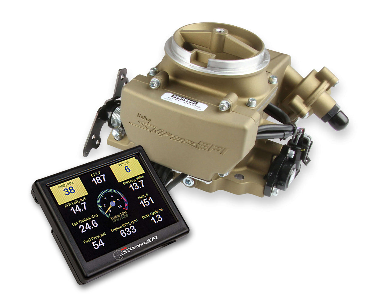 Holley 550-857 Sniper EFI 2GC Large Bore - Classic Gold