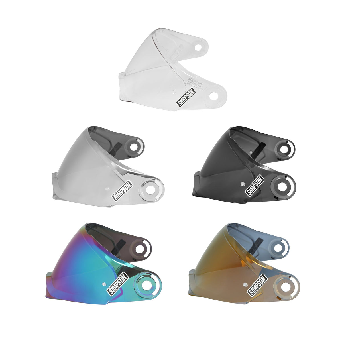 Simpson Motorcycle Helmet Replacement Shields - Fits Journey/Xcursion - JBMSE