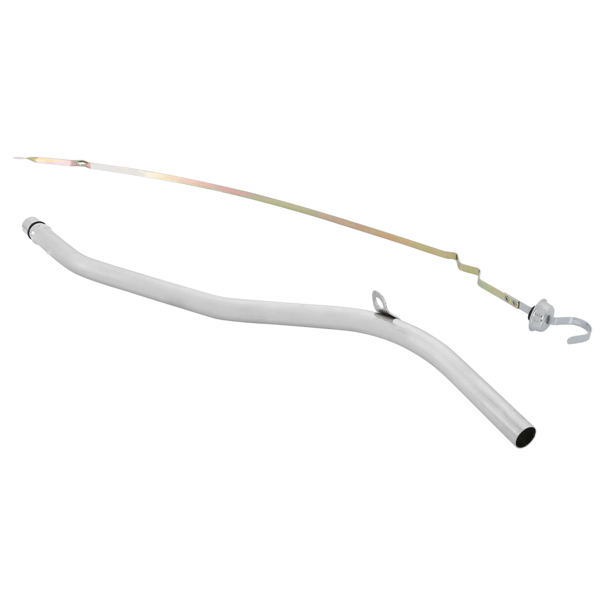 Mr Gasket Automatic Transmission Dipstick & Tube - Chrome - 9690