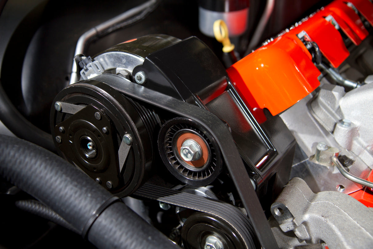 Holley 20-133P LS High-Mount A/C Accessory Drive Bracket - Passenger's Side A/C Bracket - works with R4 compressor