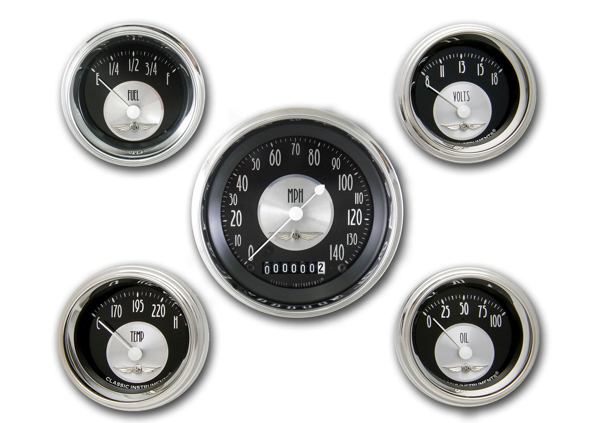Classic Instruments AMERICAN TRADITION 5 GAUTOGE SET-GM - AT00SLC