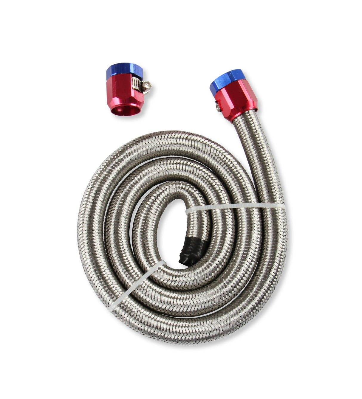 Mr Gasket Braided Steel Fuel Line Kit - 3/8 Inch x 3 Foot - 1526