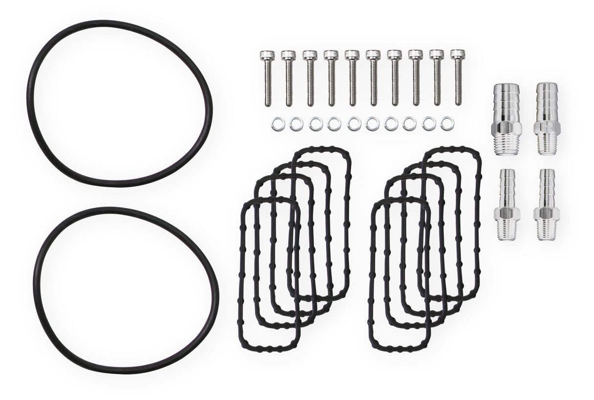 Holley 820201 Sniper EFI Fabricated Intake Manifold Dual Plenum 92mm LS1/2/6, Rail Kit - Slvr