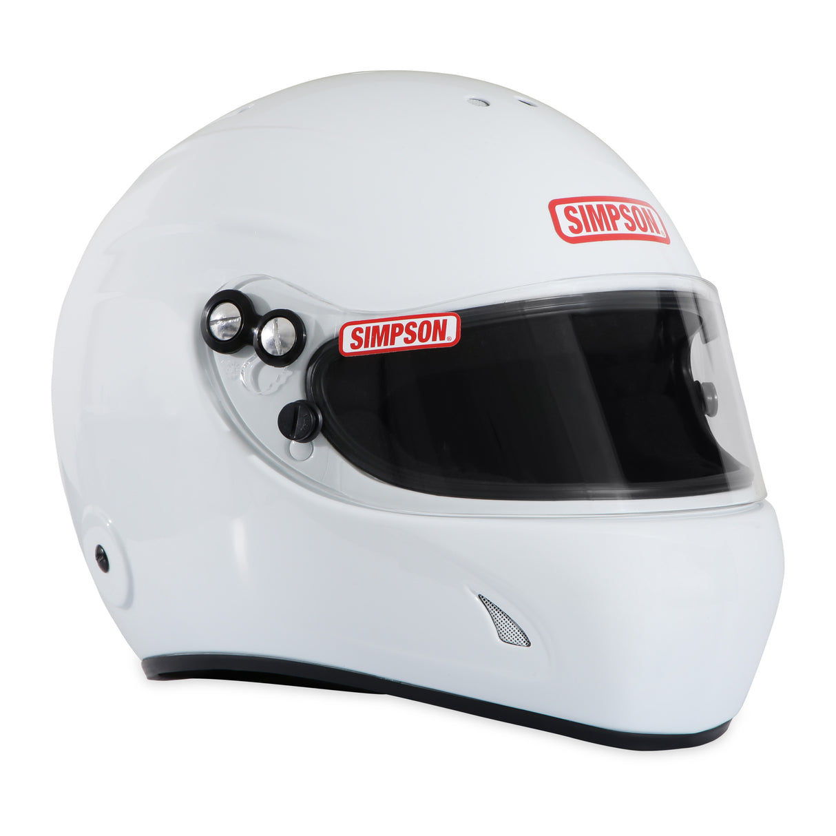 Simpson 7870051 SA2020 Devil Ray 3.0 Racing Helmet - White - XX-Large - 7870051