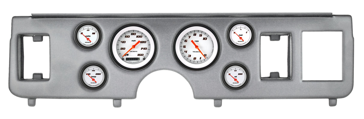 Classic Instruments 79-86 MUSTANG VELOCITY WHT 6ga SET-FORD - CDMU79VSW01BA