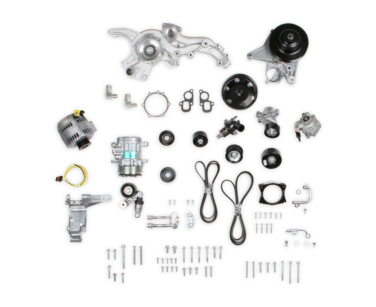 Holley 20-221 Premium Mid-Mount Complete Accessory System -GM Gen V LT4 Dry Sump Engines