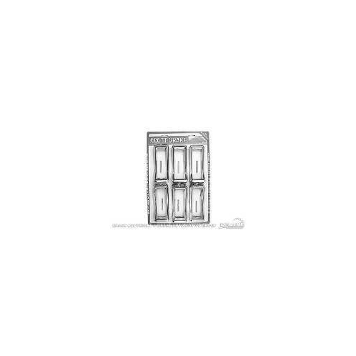 Scott Drake Tail Light Bezel Kit - KIT-ELC-6