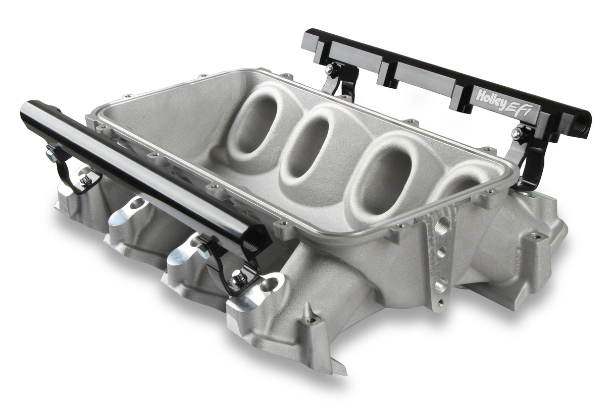 Holley 300-670 Lo-Ram Manifold Base and Fuel Rails Single Fuel Injector GM LS3/L92