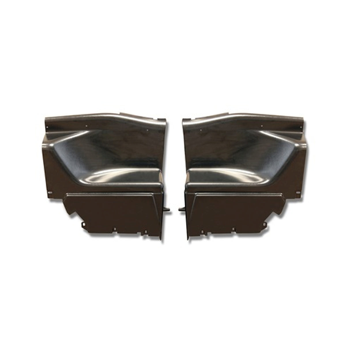 Scott Drake 69-70 Fastback interior 1/4 panels ABS black plastic - C9ZZ-6331486-7P